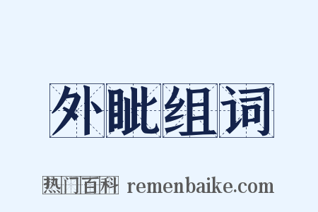 外眦组词是什么意思的图片